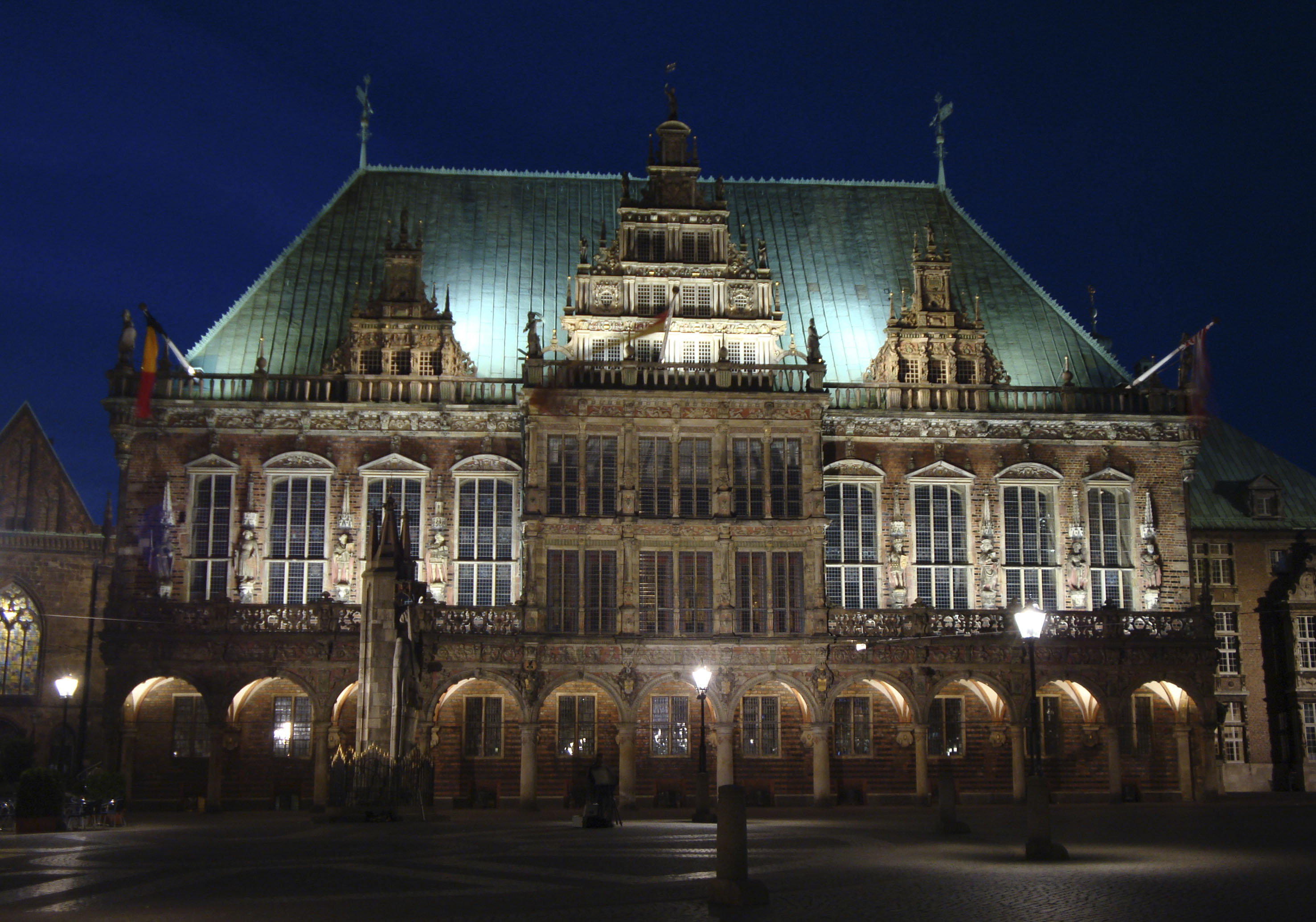 Das Bremer Rathaus...